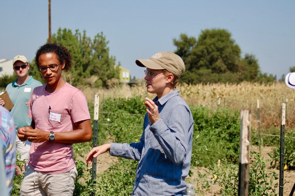 University of Wisconsin - Madison's Julie Dawson speaks at a seed intensive hosted by the University of California - Davis and Organic Seed Alliance